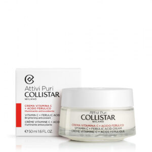 Crema iluminatoare Collistar cu vitamina C, Attivi Puri® Vitamin C + Ferulic Acid Cream (Concentratie: Crema, Gramaj: 50 ml)