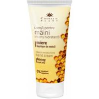 Crema intens hidratanta pentru maini cu miere si laptisor de matca 100ml COSMETIC PLANT