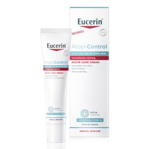 Crema pentru ingrijirea pielii in fazele acute, AtopiControl Eucerin, 40 ml