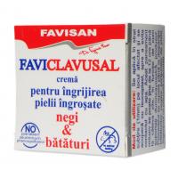 Crema pentru ingrijirea pielii ingrosate, negi & bataturi-favi clavusal  l001 10ml FAVISAN