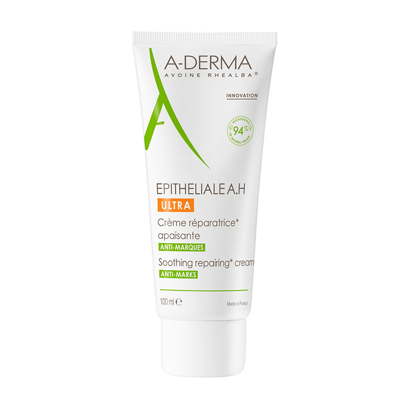 Crema reparatoare A-Derma Epitheliale A.H. Ultra pentru piele cicatrizata, 100 ml