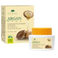 Crema restructuranta de noapte cu ulei de argan bio si extract bio de aloe vera 50ml COSMETIC PLANT