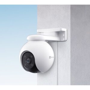 Camera Full Color rotativa WiFi Ezviz H8 Pro 3K, lentila 4mm, 3k, 5MP, Autotracking, slot card, IP66