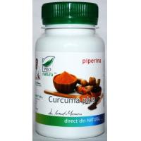 Curcuma plus piperina 60cps PRO NATURA