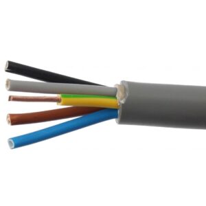 Cablu electric de cupru CYY-F 5x2.5 mmp / m