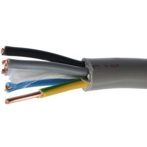 Cablu electric de cupru CYY-F 5x6 mmp / m