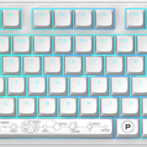 Tastatura Gaming Dark Project Terra Nova White RGB G3MS Moonstone Switch Mecanica