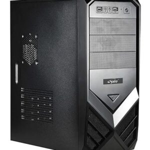 CARCASA SPIRE ATX., front USB & audio, suport 2x 80mm fan, black, sursa 420W 'SP1074B-420W-E1'