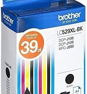 Cartus cerneala Original Brother Black LC529XLBK compatibil DCPJ100/DCPJ105/MFCJ200, 2400 pag. (LC529XLBK)