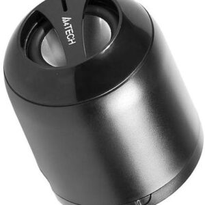 BOXE Bluetooth A4TECH RMS: 3W, built-in Li 300mAh, hand-free phone answering, Aux input, USB power, Black, 'BTS-01' (include timbru verde 0.01 leu)