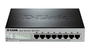 PoE (Power Over Ethernet) Switch Smart 8-port-uri PoE 10/100, D-Link 'DES-1210-08P'