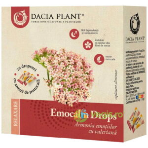 Emocalm - Dropsuri cu Lavanda, Roinita si Ulei Esential de Portocale 20buc
