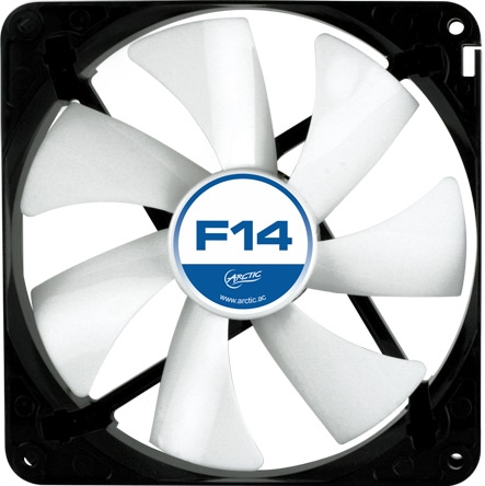 FAN FOR CASE ARCTIC. 'F14' 140x140x25 mm, low noise FD bearing (AFACO-14000-GBA01)