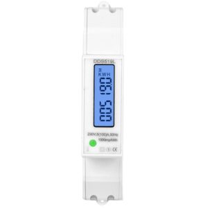 Contor monofazat de energie electrica, Sinotimer, 230V AC 50Hz, 5(100)A, ecran digital LED iluminat, DDS519L