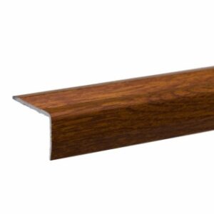 Profil aluminiu pentru treapta cu surub Lemn Exotic 40x22mm 2.7 m