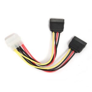 Cablu Alimentare 1 x 5.25' Molex mama la 2 x SATA 30cm GEMBIRD (CC-SATA-PSY-0.3M)