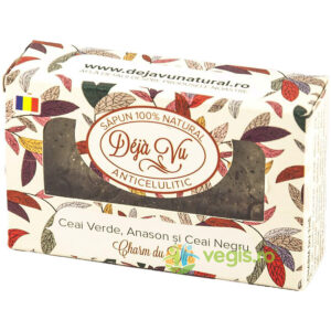 Sapun Natural cu Ceai Verde, Anason si Ceai Negru 90g