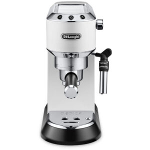 Espressor manual DeLonghi Dedica Style EC 685, 1300 W, 15 Bar, 1.1 l, Slim, Alb