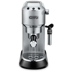 Espressor manual DeLonghi Dedica Style EC 685, 1300 W, 15 Bar, 1.1 l, Slim, Argintiu