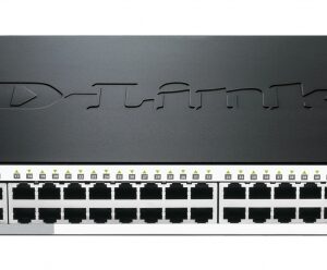 Switch Smart 48 port-uri 10/100M, plus 2 port-uri Gigabit, plus 2 sloturi combo Gigabit/SFP, 19inch 1U rack-mountable, D-LINK 'DES-1210-52'