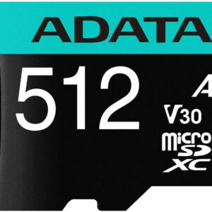 Card memorie ADATA Micro SDXC Premier Pro Clasa 10 UHS-I 512GB + Adaptor