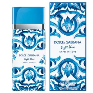 Dolce&Gabbana Light Blue Capri in Love, Apa de Parfum, Femei (Gramaj: 100 ml)