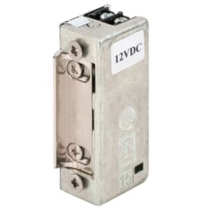Yala electromagnetica incastrabila DORCAS-54Aa412F ajustabila, reversibila, dimensiuni reduse, 12Vcc