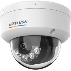 Camera dome IP ColorVu Hikvision DS-2CD1147G3H-LIU, 4MP, lentila 2.8mm, microfon, Smart Hybrid Light 30m, PoE, IP67