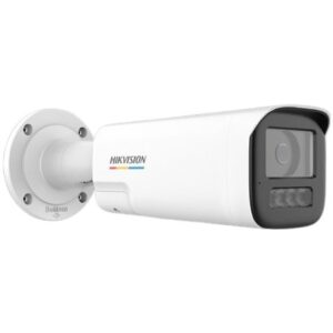 Camera IP Hikvision DS-2CD1B27G2H-LIUF-SL-2.8mm, 2MP, lentila 2.8mm, Smart Hybrid Light 50m ColorVu, PoE, Alarma, microfon, difuzor, slot card, IP67