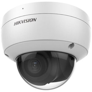 Camera dome IP Hikvision DS-2CD2163G2-IU, lentila 2.8mm, 6MP, AcuSens, microfon incorporat, IR 30m