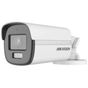 Camera Dual Light Turbo HD Hikvision DS-2CE12KF0T-LFS, 3K, lentila 2.8mm, IR 40m, lumina alba 40m, microfon, IP67