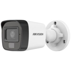 Camera Dual Light TurboHD Hikvision DS-2CE16D0T-LPFS, 2MP, lentila 2.8mm, IR 25m, lumina 20m, microfon, IP67