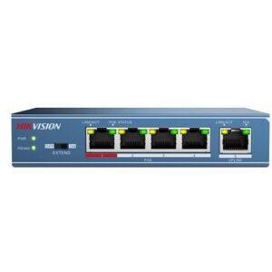 Switch PoE 4 porturi Hikvision DS-3E0105P-E/M