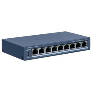 Switch HIKVISION DS-3E1309P-EI-M 8 porturi PoE, 1 port uplink RJ45, Management