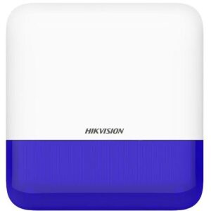 Sirena de exterior wireless AXPRO Hikvision DS-PS1-E-WE-B Blue Indicator