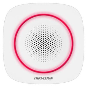 Sirena wireless AX PRO de interior cu led rosu, 868Mhz - HIKVISION DS-PS1-I-WE-R