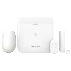 Kit de alarma wireless AX PRO Middle Level Hikvision DS-PWA96-Kit-WE, 868MHz, 96 zone wireless, 3/4G, SMS, Voice Call, dual SIM