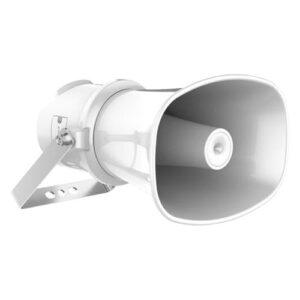 Difuzor IP cu palnie 7W, Mic., 4GB EMMC, PoE, iesire 12VDC 25mA, Alarma, IP67 - HIKVISION DS-QAZ1307G1T-E