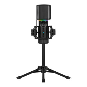 Microfon streamplify MIC Streaming RGB cu trepied Black