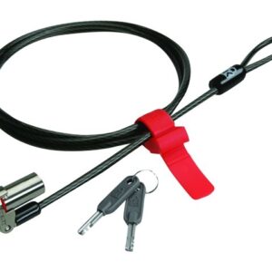 Cablu antifurt notebook ultrabook Kensington MicroSaver Keyed Lock, 1.50m lungime, doua chei (K66533WW)