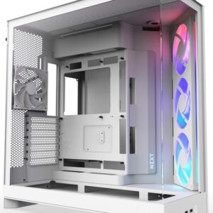 Carcasa NZXT H9 Flow RGB, White