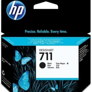 Cartus cerneala Original HP Black 711, compatibil DesignJet T120/T520, 80ml (CZ133A)