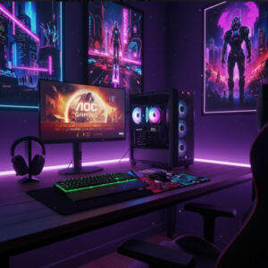 PC Gaming BALAUR Battle Pack Ultra 5 (include PC Gaming, Monitor Gaming, Mouse, Tastatura, Casti, Mouse pad)