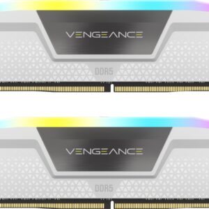 Memorie Corsair Vengeance RGB White 32GB DDR5 6400MHz CL36 Dual Channel Kit