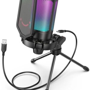 Microfon Fifine A6T RGB Black