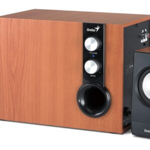 BOXE 2.1 GENIUS 'SW-HF2.1 1205', RMS: 9Wx2 + 14Wx1, cherry wood '31730972100' , BOXSW-HF1205 (include timbru verde 1 leu)