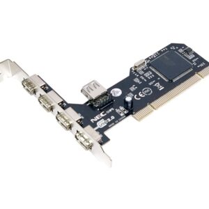 Card PCI adaptor la 4 x USB 2.0 extern + 1 x USB2.0 intern Logilink 'PC0041'
