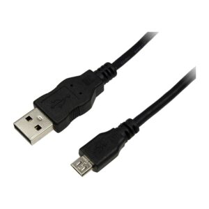 Cablu USB 2.0, A(T) - Micro B(T), black, 1,0m, Logilink (CU0058)
