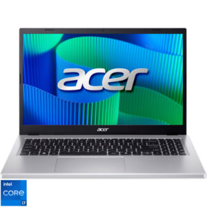 Laptop Acer 15.6'' Extensa 15 EX215-57, FHD IPS, Procesor Intel® Core™ i7-13620H (24M Cache, up to 4.90 GHz), 32GB DDR5, 1TB SSD, Intel UHD, No OS, Pure Silver