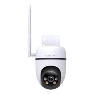 CAMERA IP TP-LINK, 3G/4G LTE + 1 x RJ-45, dome, pt.exterior, dist. IR 9 m, tip lentila fixa 4 mm, 2MP 1920 1080 px, microfon, carcasa plastic, slot SD card, "Tapo C501GW" (timbru verde 0.8 lei)